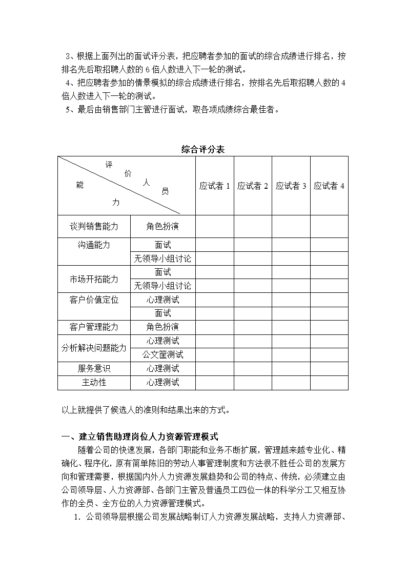 某公司销售代表招聘方案.docx第10页