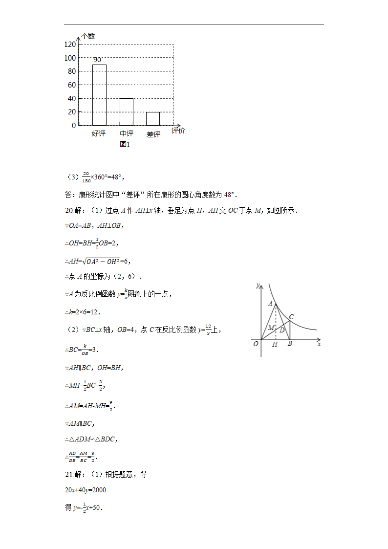 2022年山东省聊城市临清市中考数学模拟试卷（二） (word版含答案).doc第8页