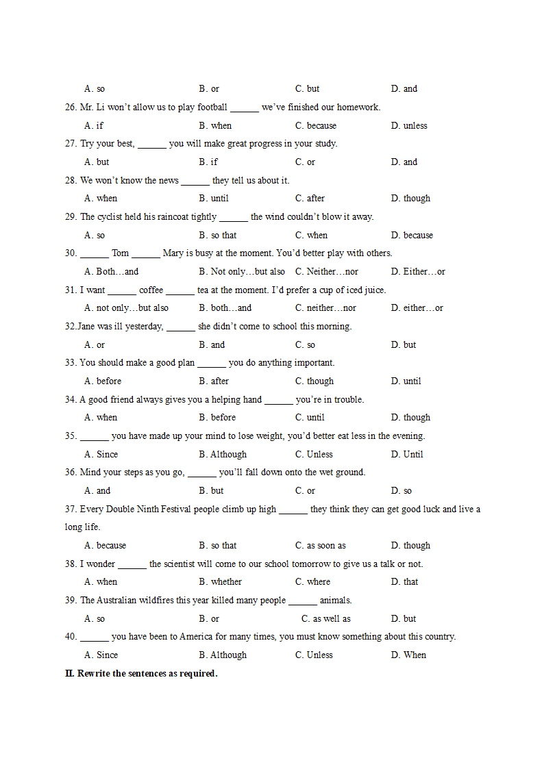 2024年中考英语复习连词专题讲义.doc第7页