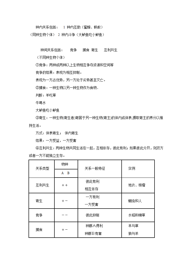 2021——2022学年高二上学期生物人教版必修3  4.3群落的结构教案.doc第3页