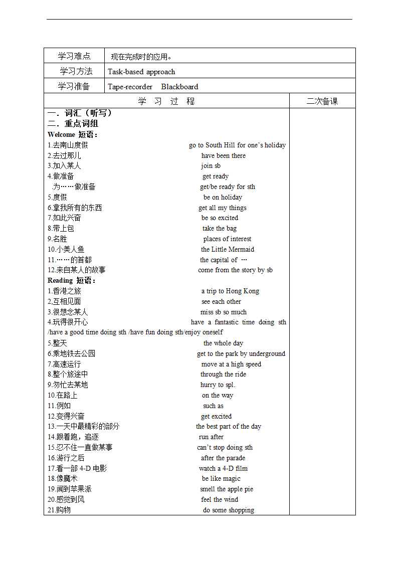 牛津英语八年级下全册复习教案.doc第5页