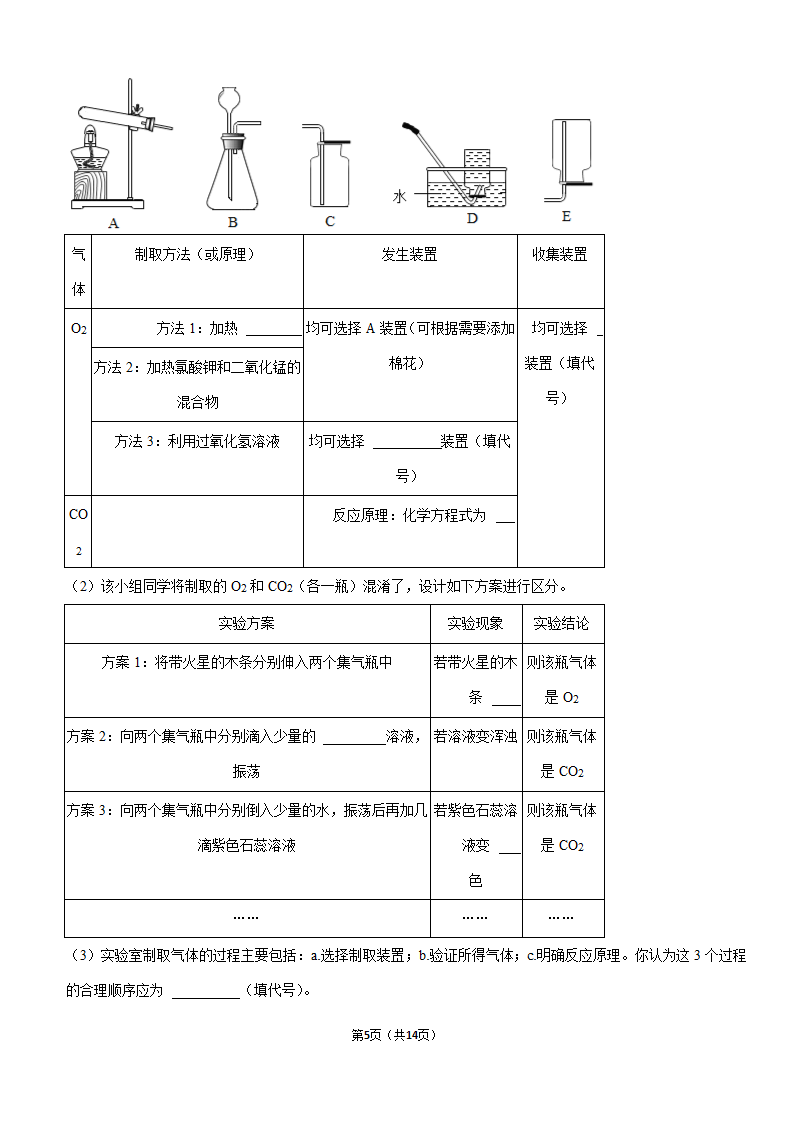 2021年甘肃省酒泉市中考化学试卷（Word+答案解析）.doc第5页