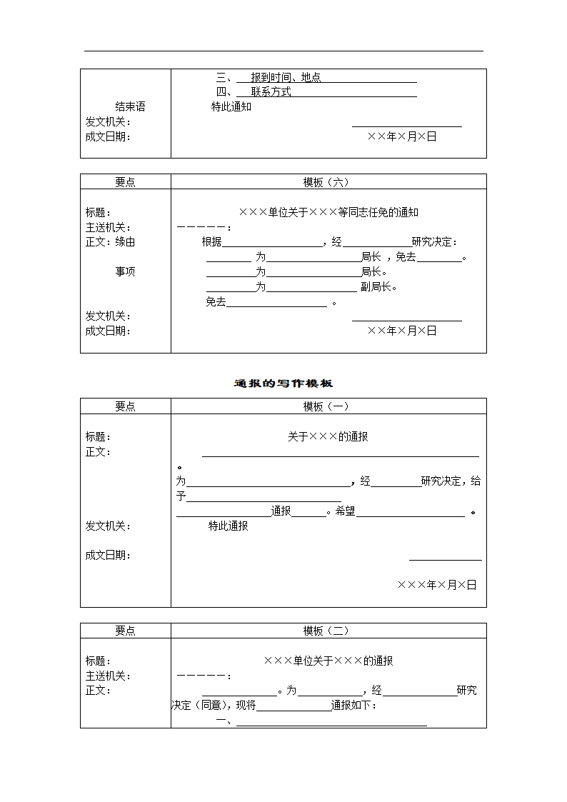 行政公文模板(实用)--免费下载第6页