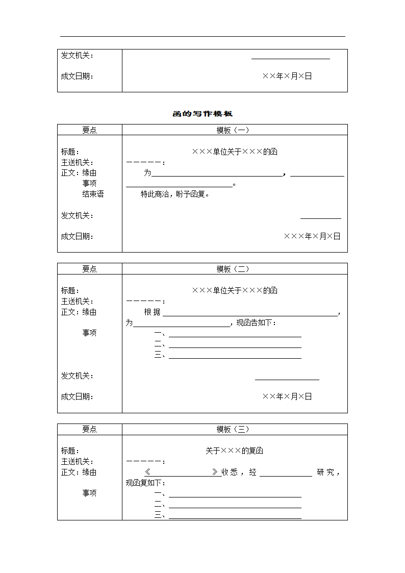 行政公文模板(实用)--免费下载第10页