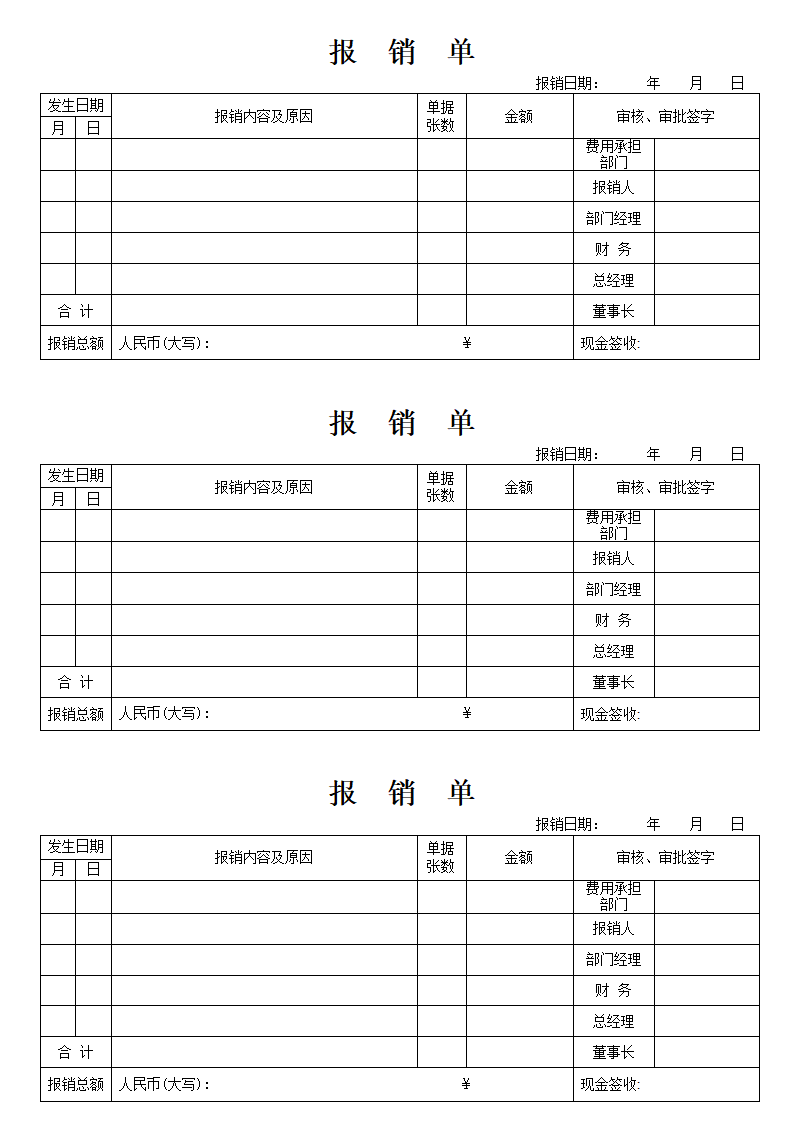 付款审批单第2页