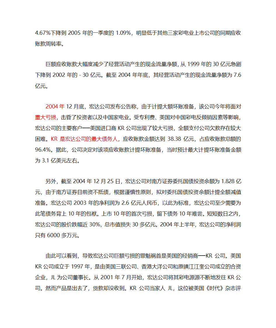 应收账款案例第2页