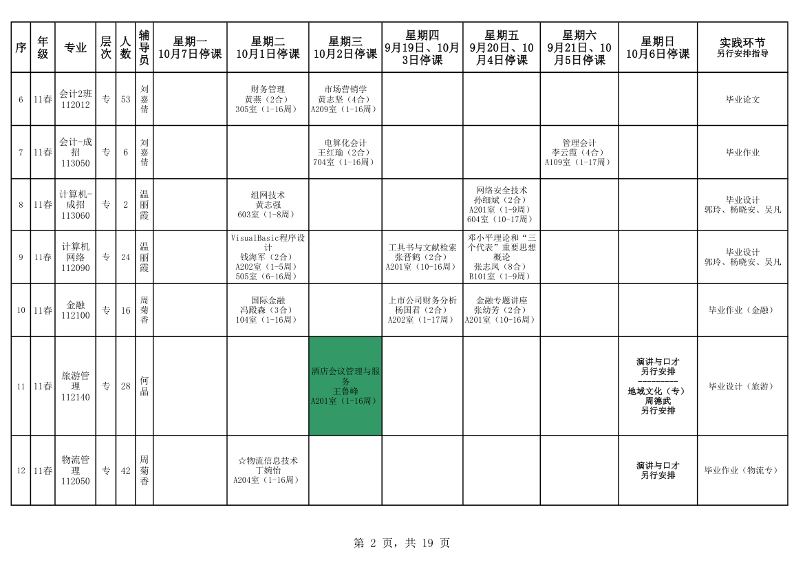 电大课程表第2页