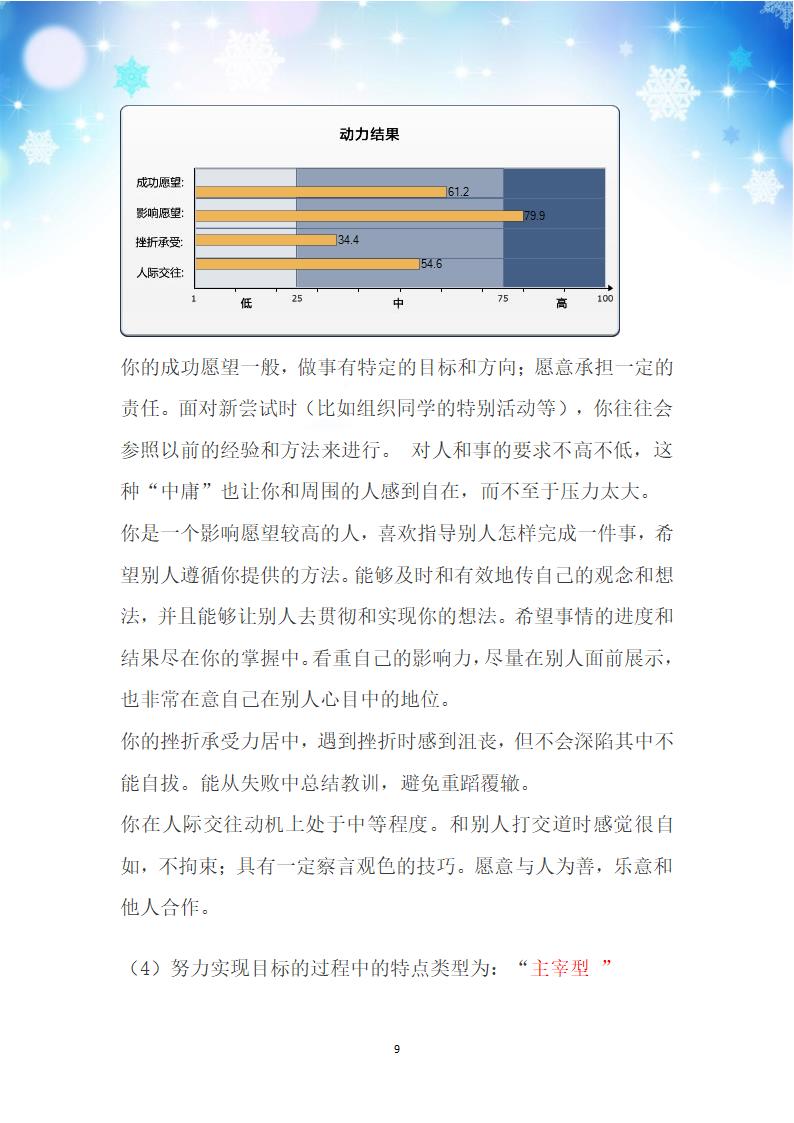 商学院职业生涯规划第9页