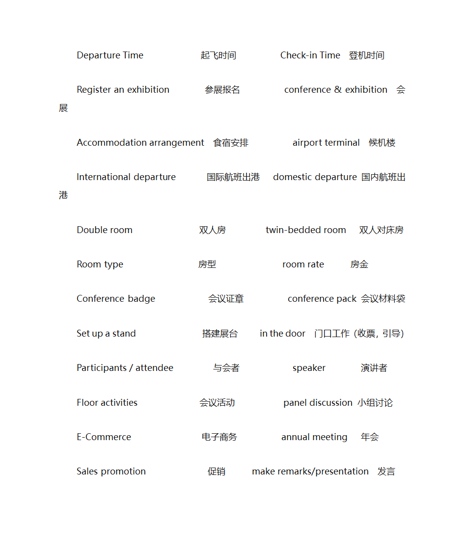 商务英语词汇第3页