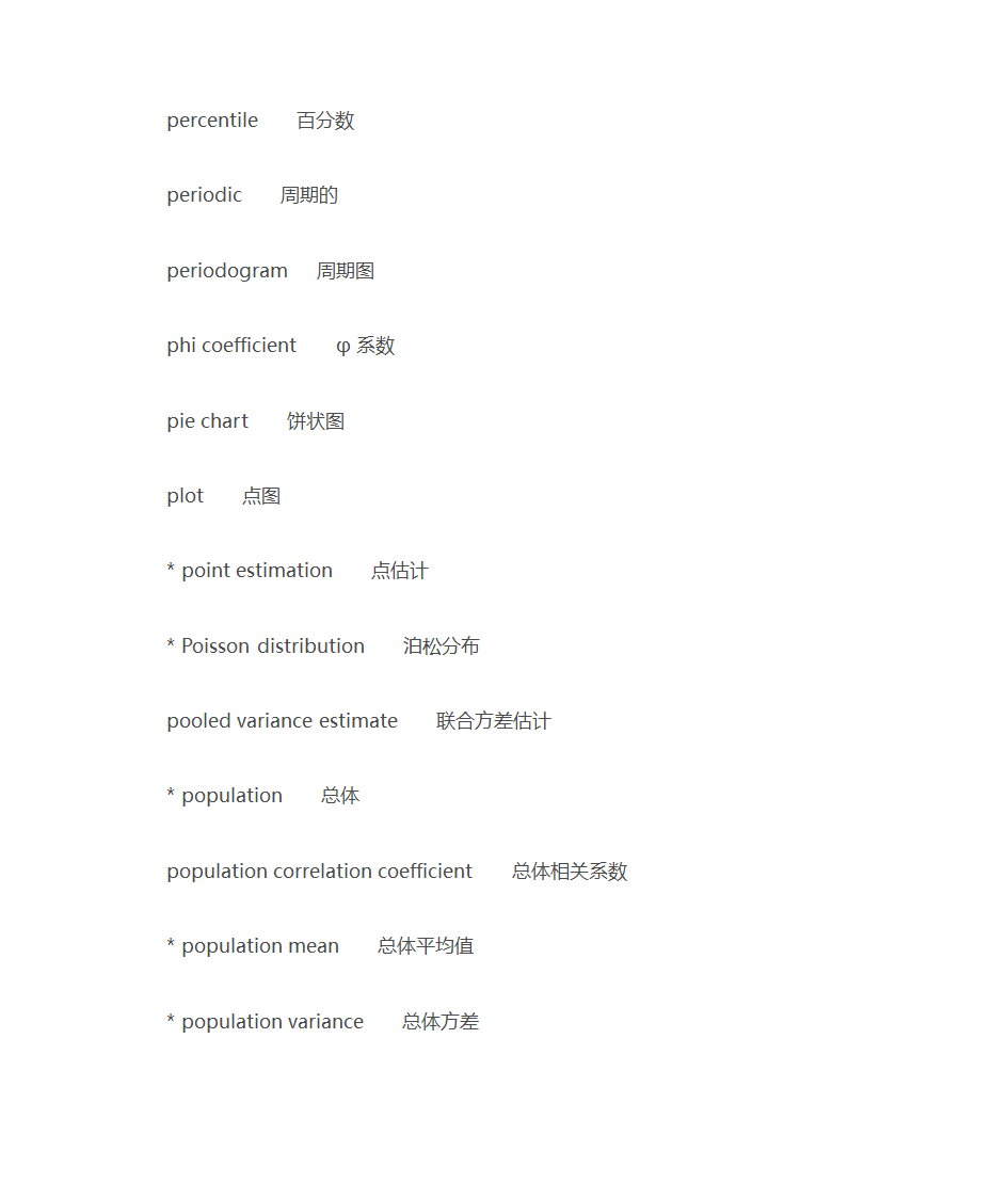 统计学常用词汇第22页