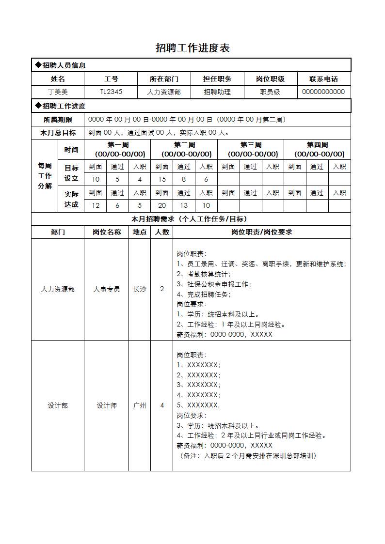 招聘工作进度表.docx