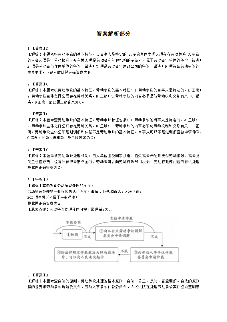 中级经济师中级人力资源管理专业知识与实务第17章劳动争议调解仲裁含解析.docx第11页