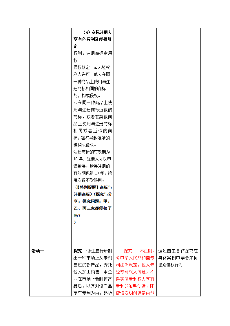 2.2 尊重知识产权 教案-2022-2023学年高中政治统编版选择性必修二法律与生活.doc第8页