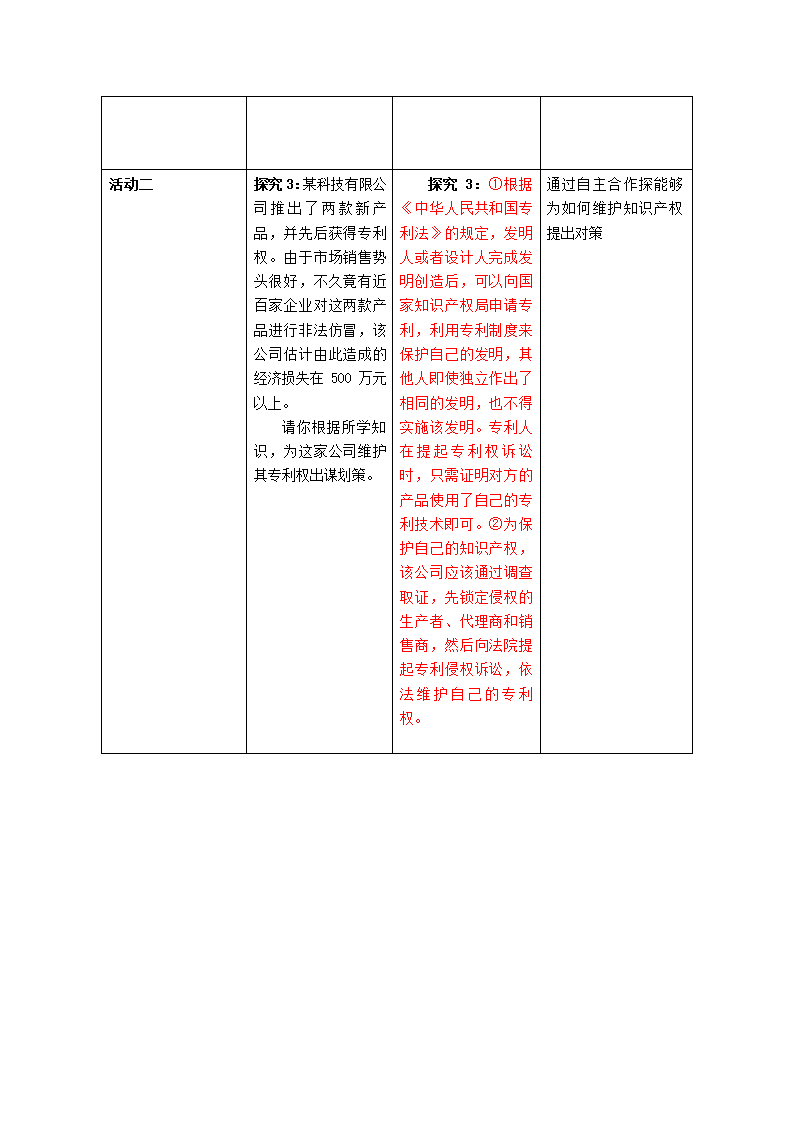 2.2 尊重知识产权 教案-2022-2023学年高中政治统编版选择性必修二法律与生活.doc第10页