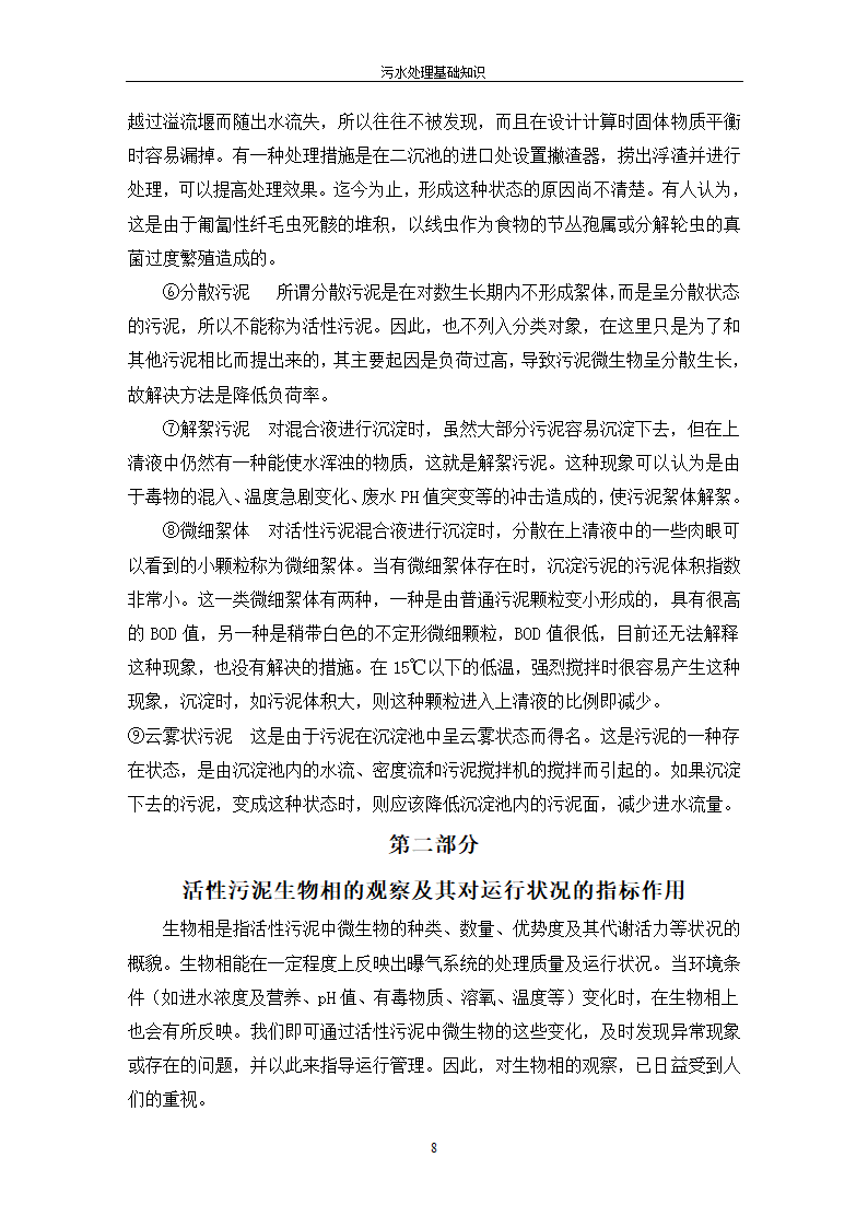 活性污泥系统运行状况与培训.doc第8页