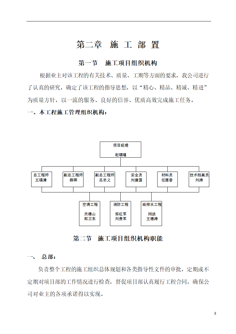 国际货币基金组织大连培训学院通风与空调工程施工组织设计.doc第6页