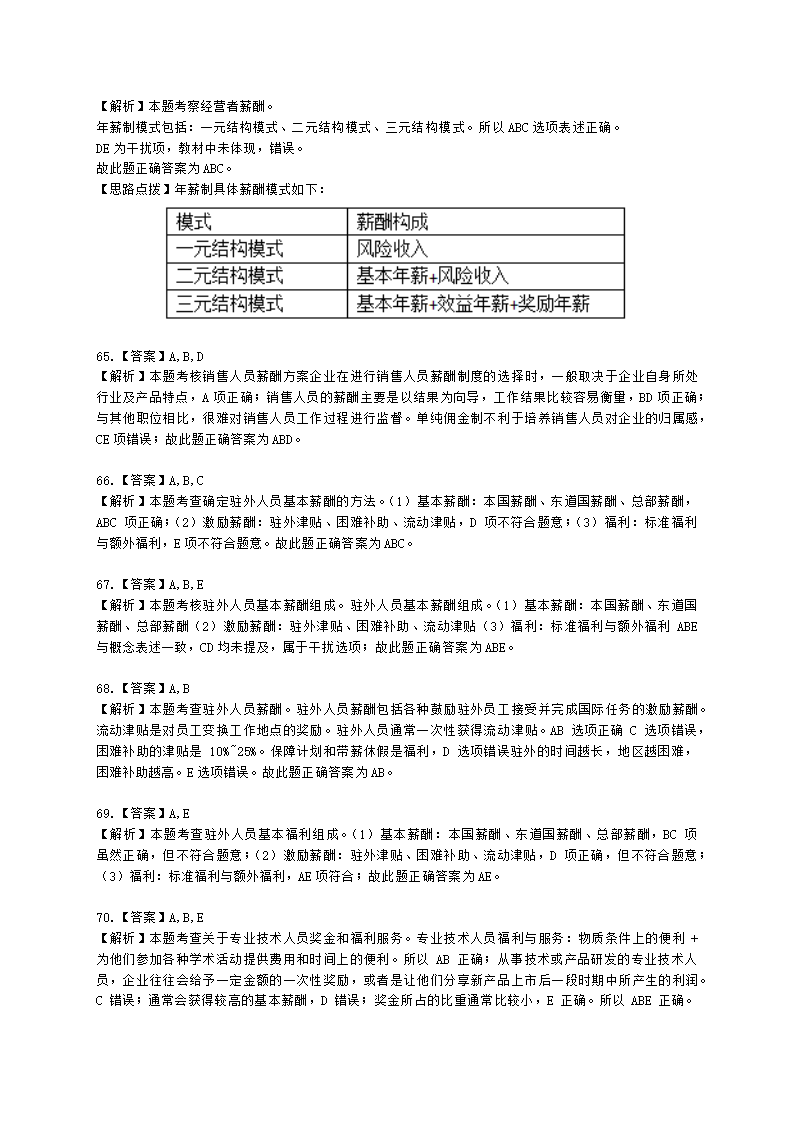 中级经济师中级人力资源管理专业知识与实务第8章薪酬管理含解析.docx第24页