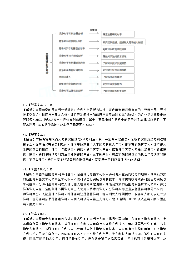 初级经济师初级知识产权专业知识与实务第4章 专利运用含解析.docx第17页