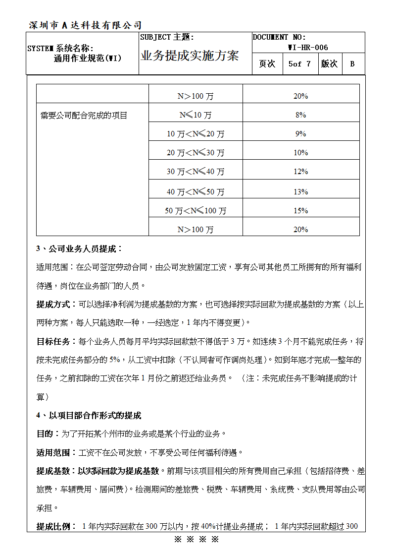 业务提成实施方案.doc第6页