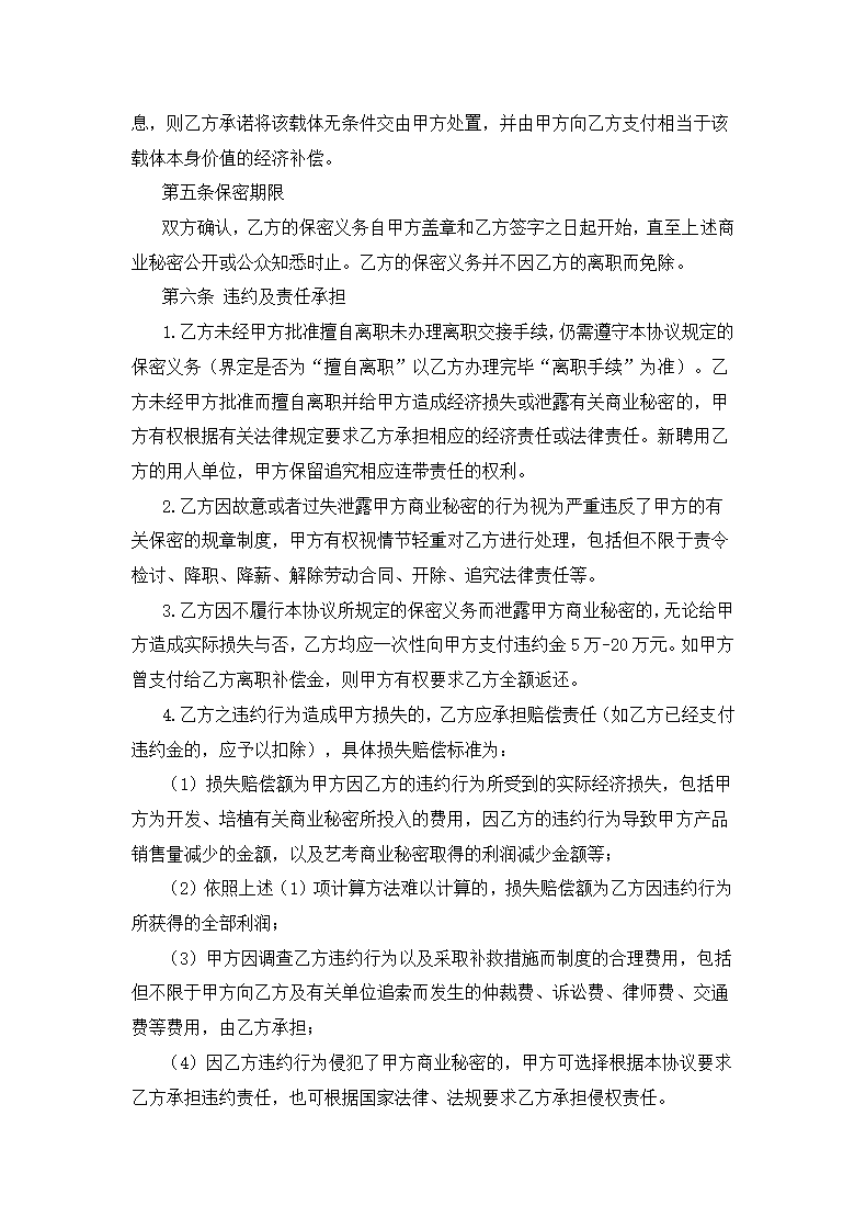 公司保密制度技术保密协议.docx第11页