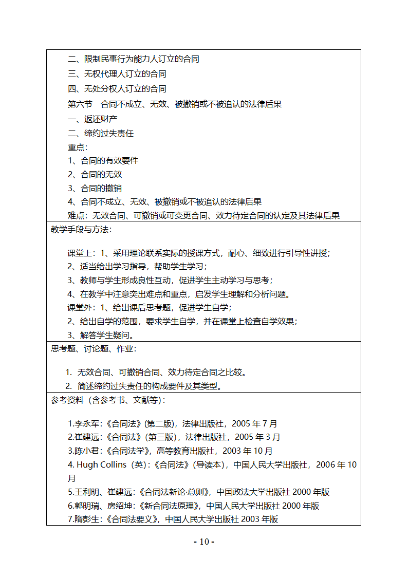 《合同法》教案第11页