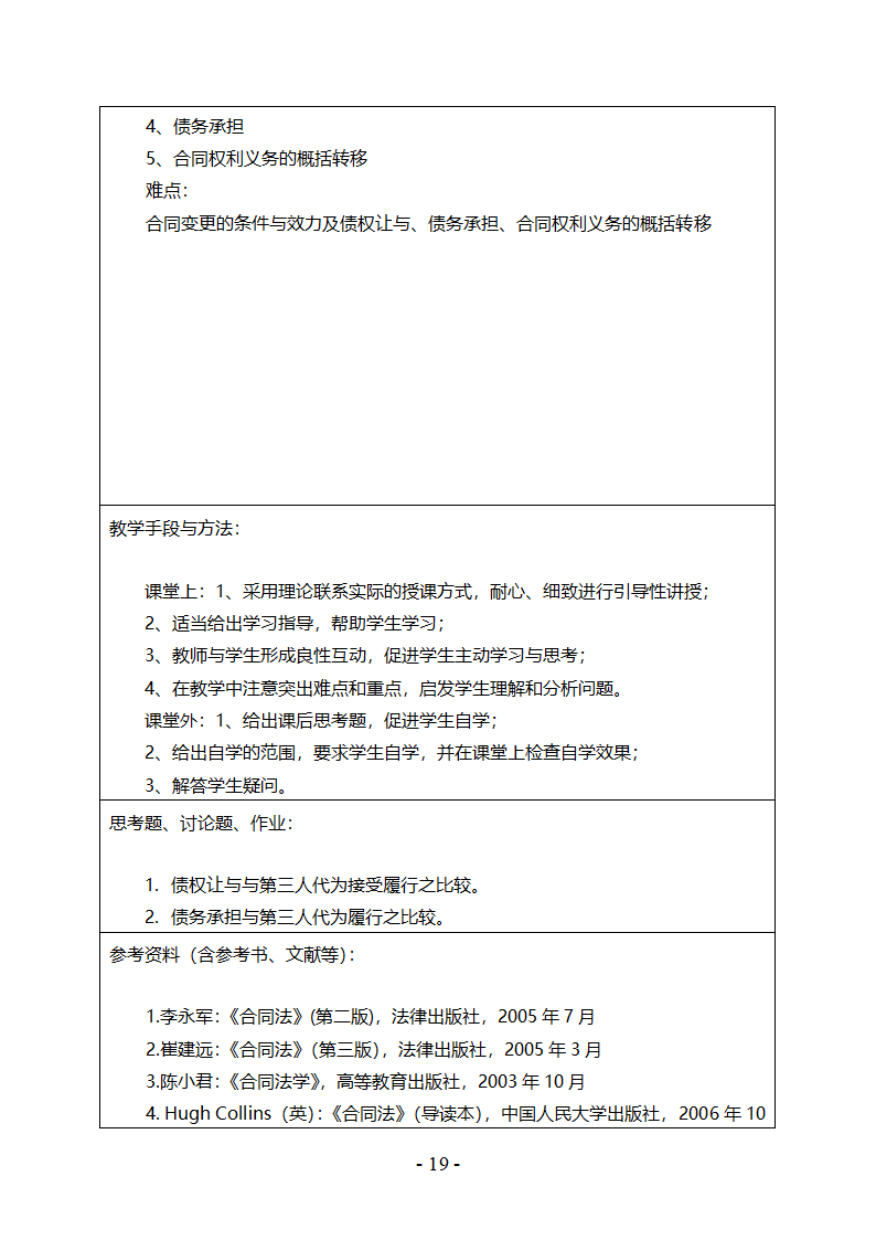 《合同法》教案第20页