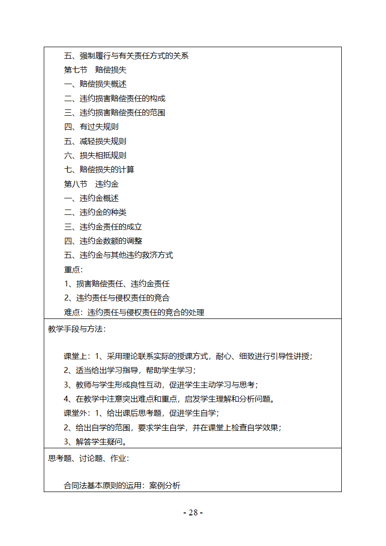 《合同法》教案第29页