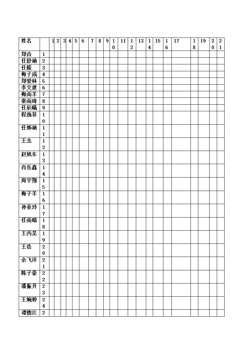 卫生值日表精选第2页