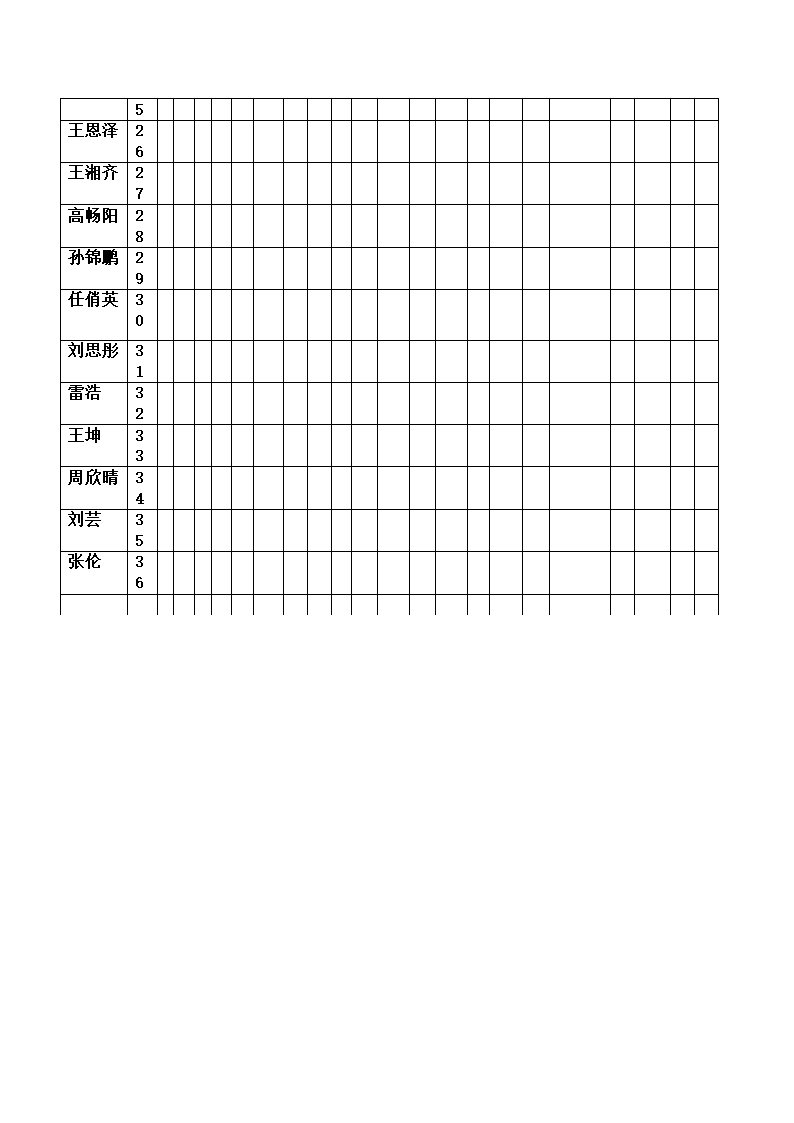 卫生值日表精选第3页