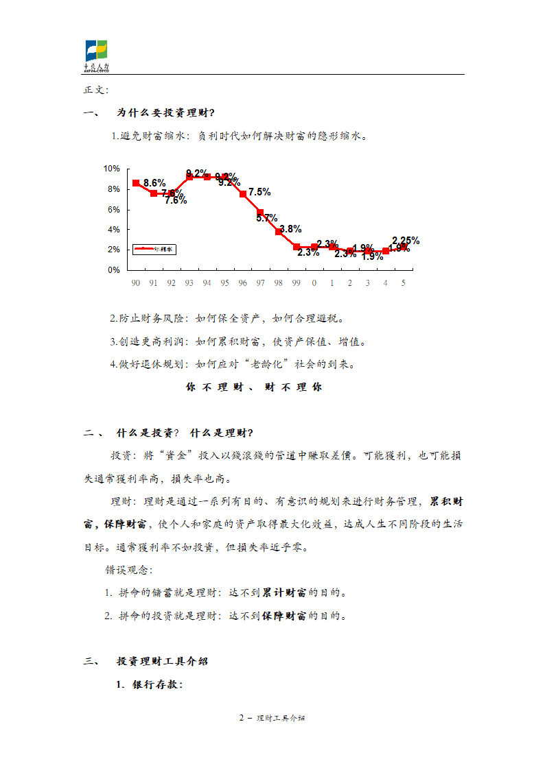 金融投资工具第2页