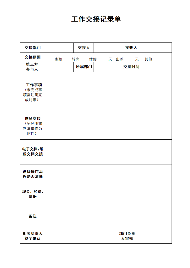 工作交接管理规范.doc第4页