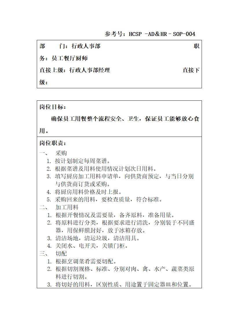 行政人事部SOP岗位职责.docx第13页