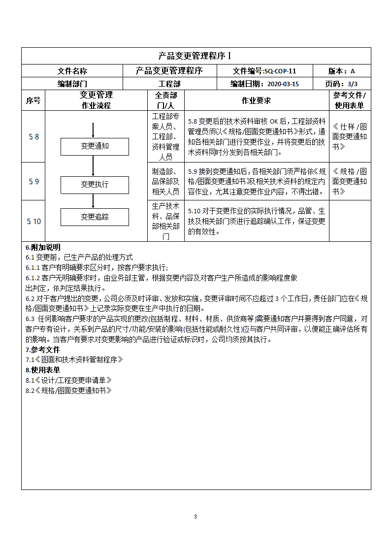 产品变更管理程序.doc第3页