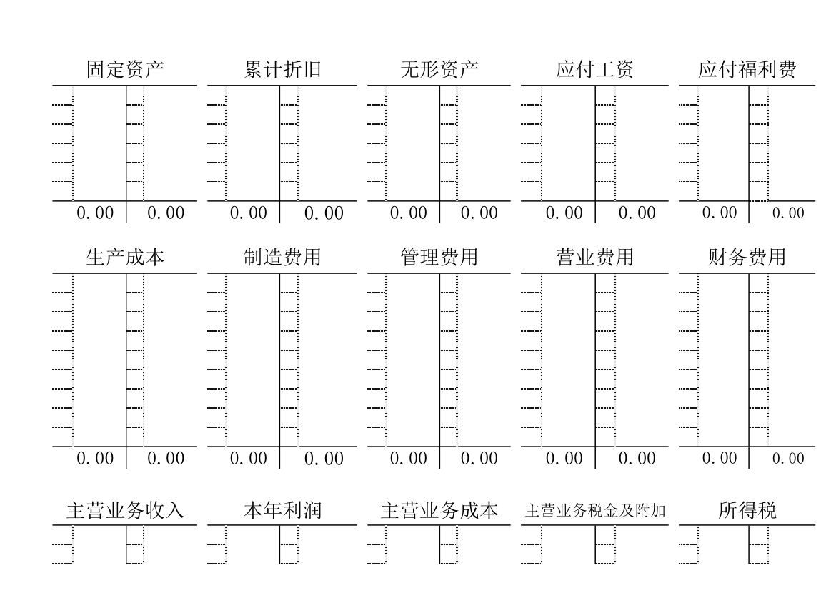 T型账第2页