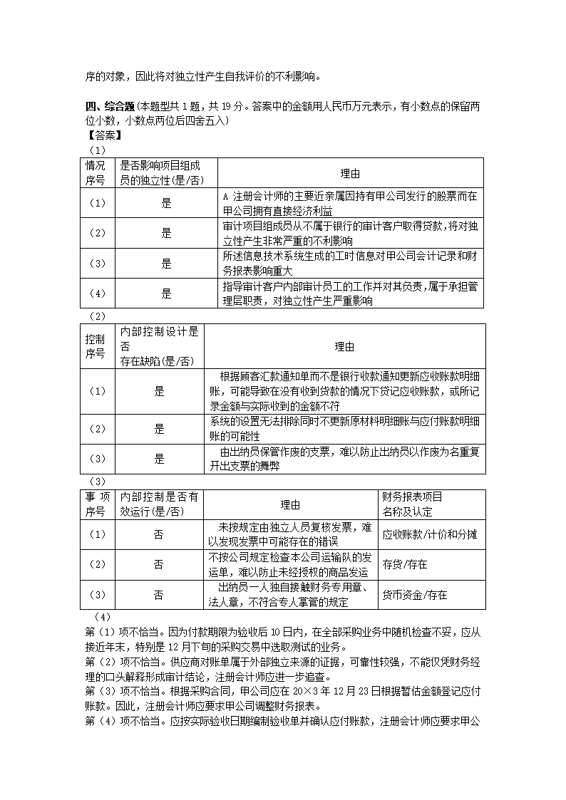 2014年《审计》VIP押题(3)第19页