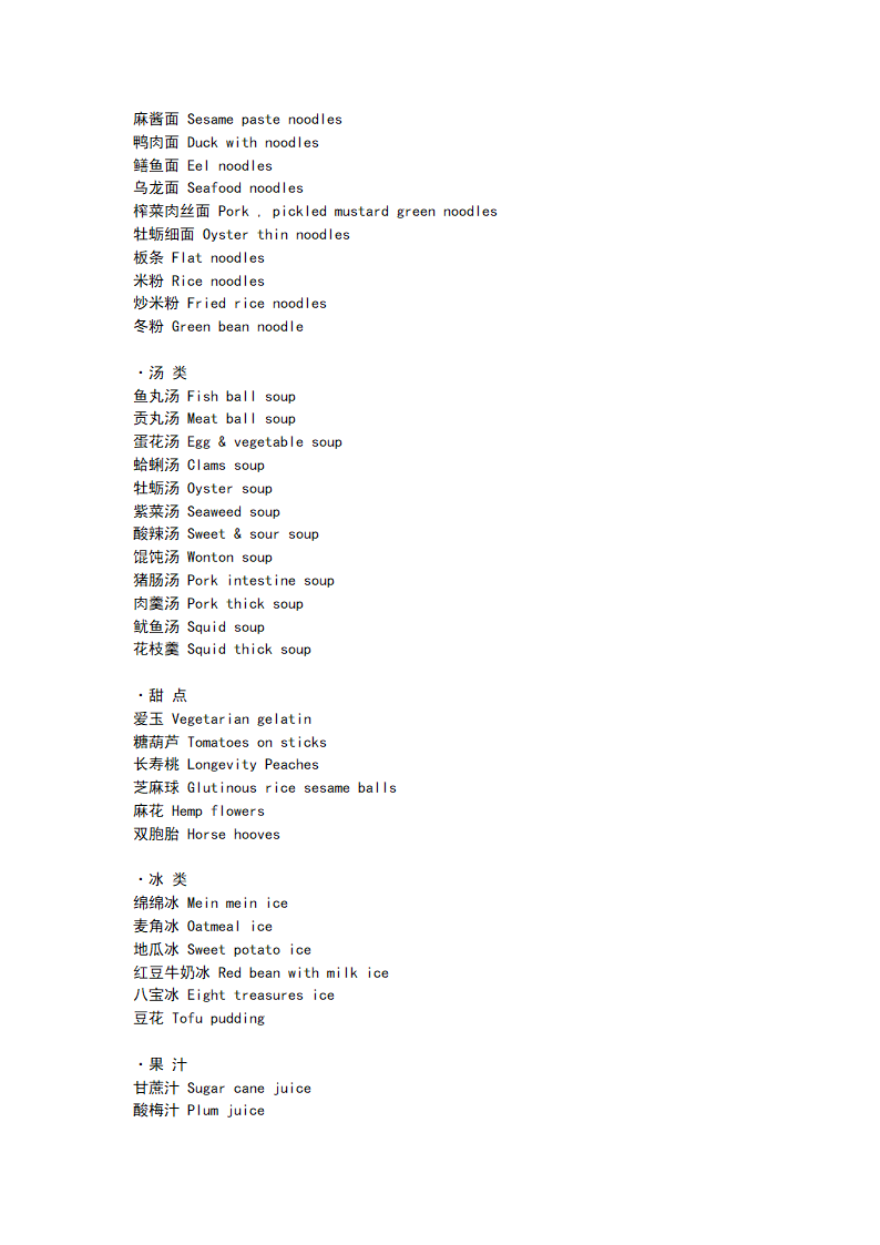 食品英语单词汇总第22页