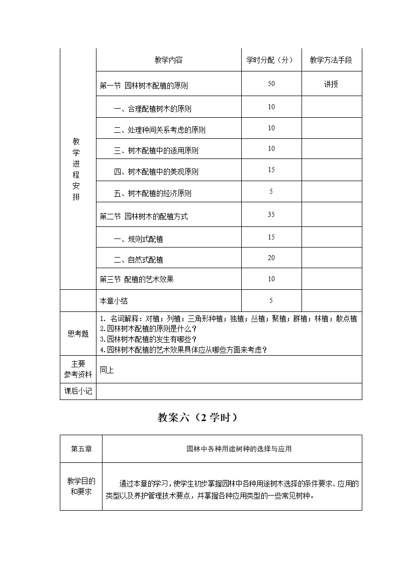 园林树木学教案第7页