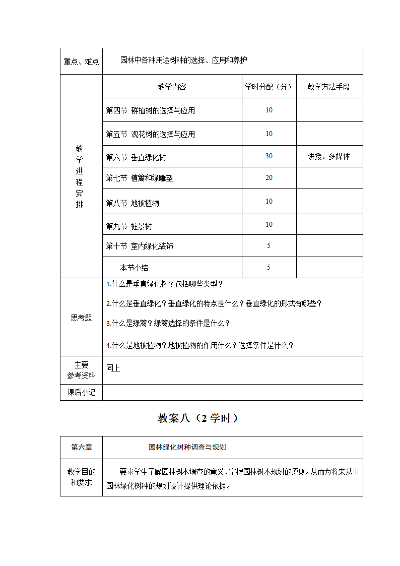 园林树木学教案第9页