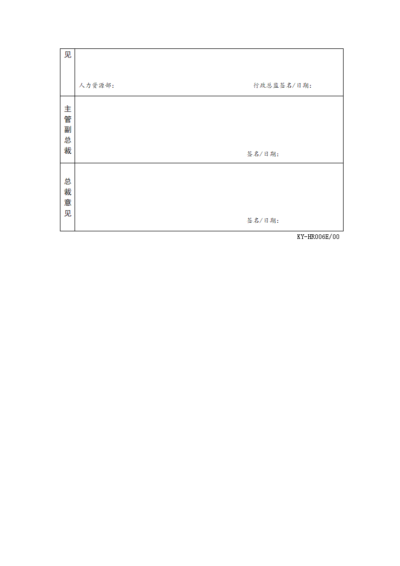 【转正审批】员工试用期评价与转正审批表第3页