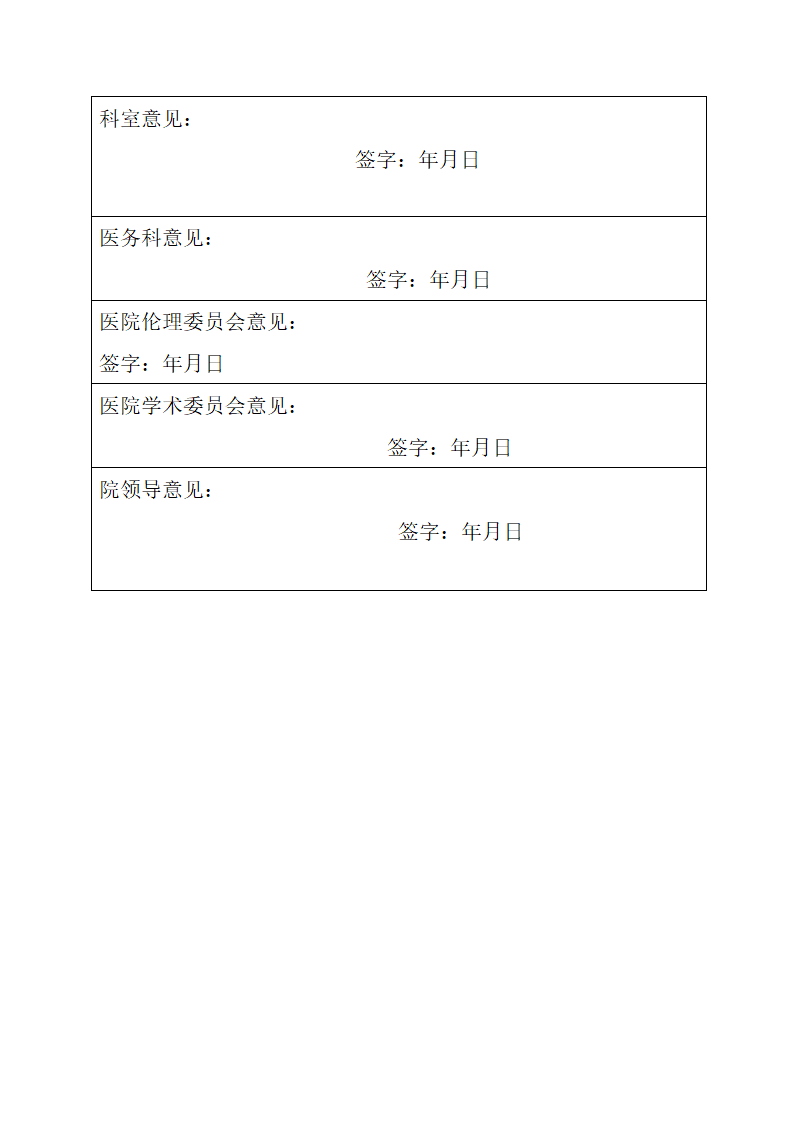 医疗技术审批制度、审报表及审批流程第5页