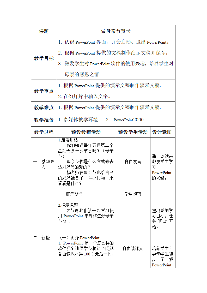 做母亲节贺卡