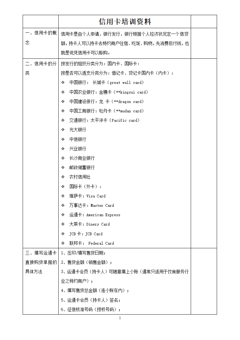 信用卡培训资料.doc