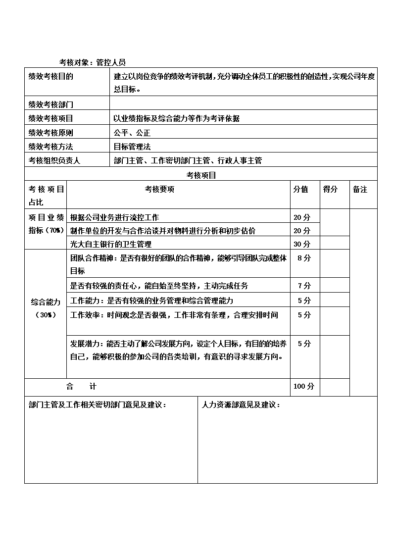 广告公司绩效考核方法.doc第12页