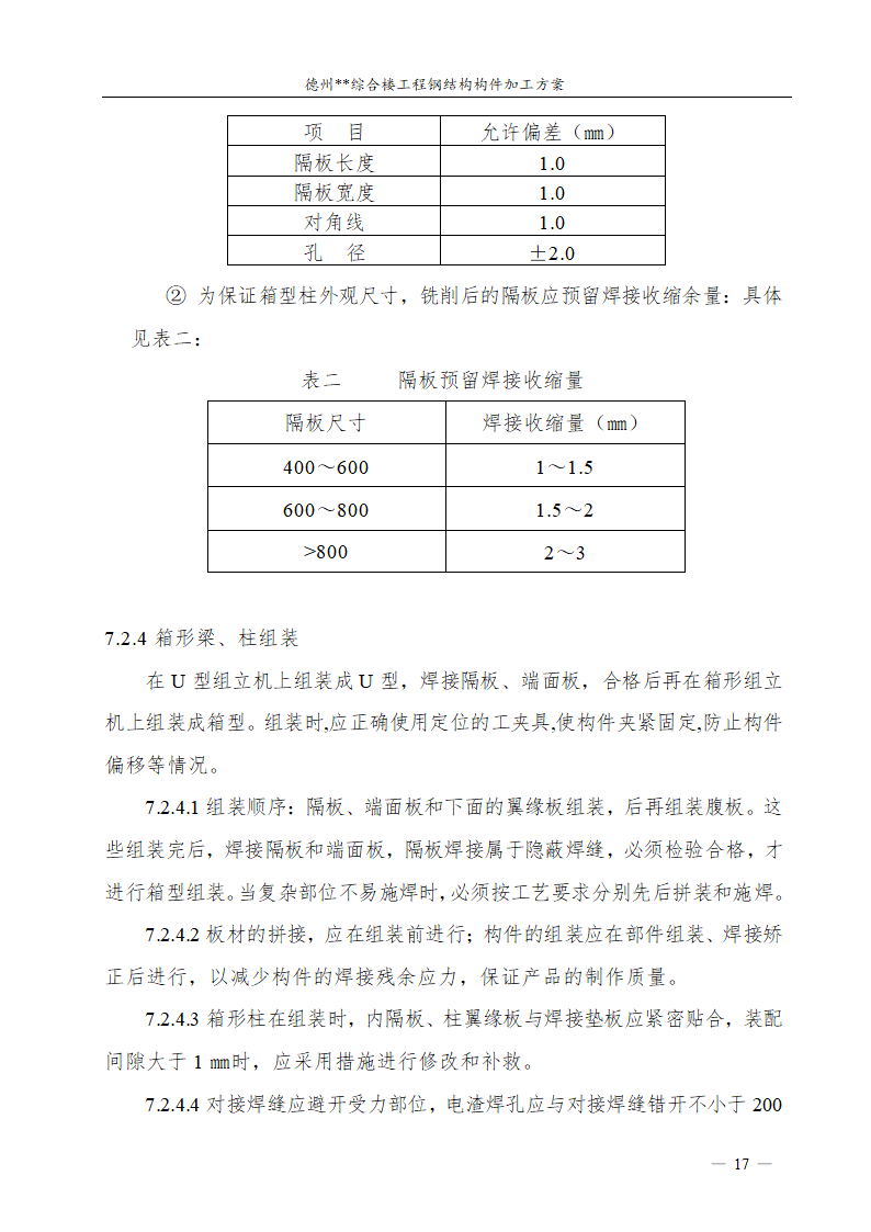 德州市综合楼钢结构构件加工方案.doc第18页