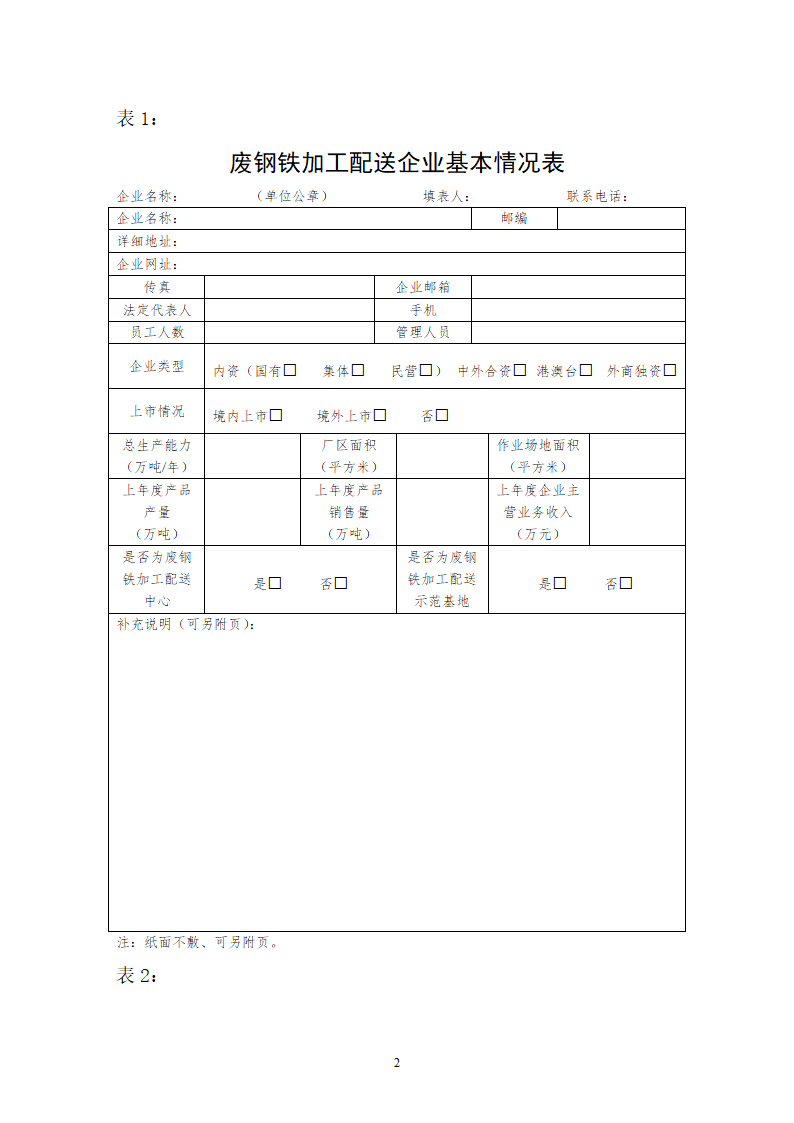 废钢铁加工行业准入公告申请书.doc第2页