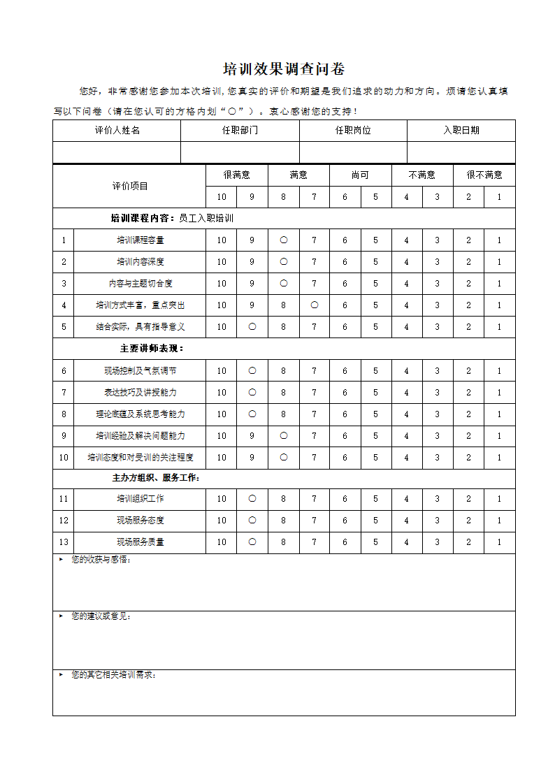 培训效果调查表.doc