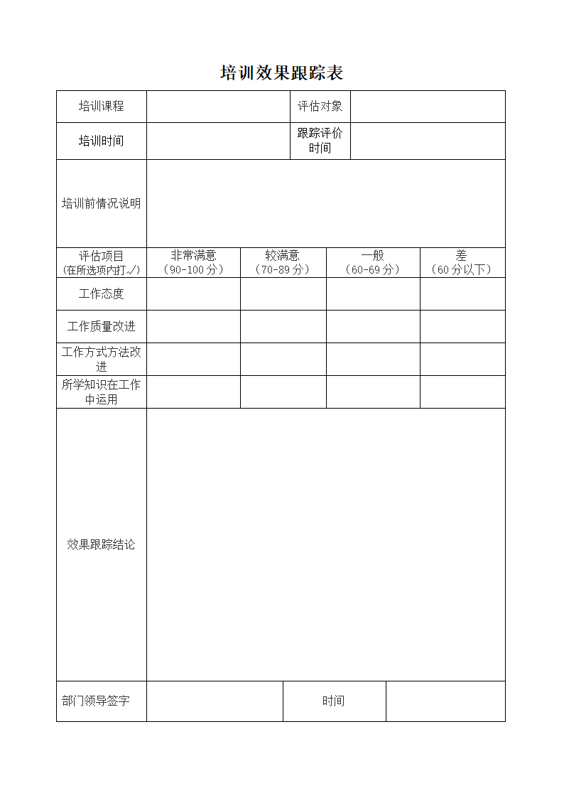 培训效果跟踪表5页.doc