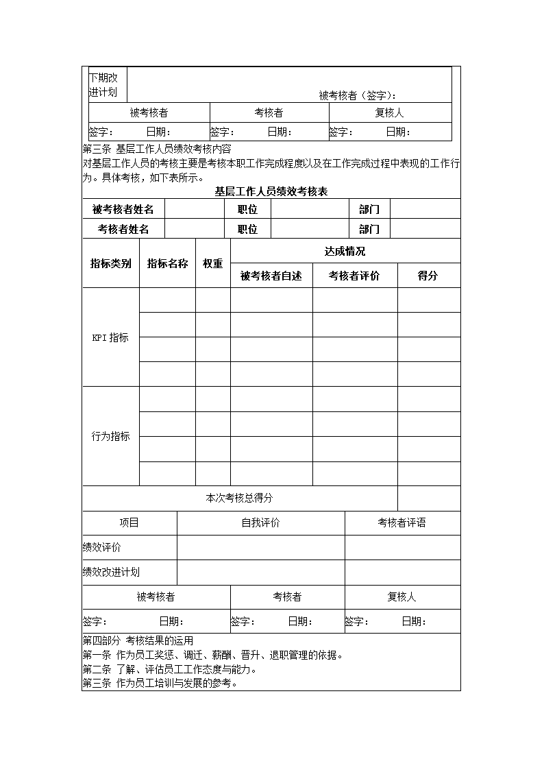 房地产类企业绩效考核制度.docx第4页