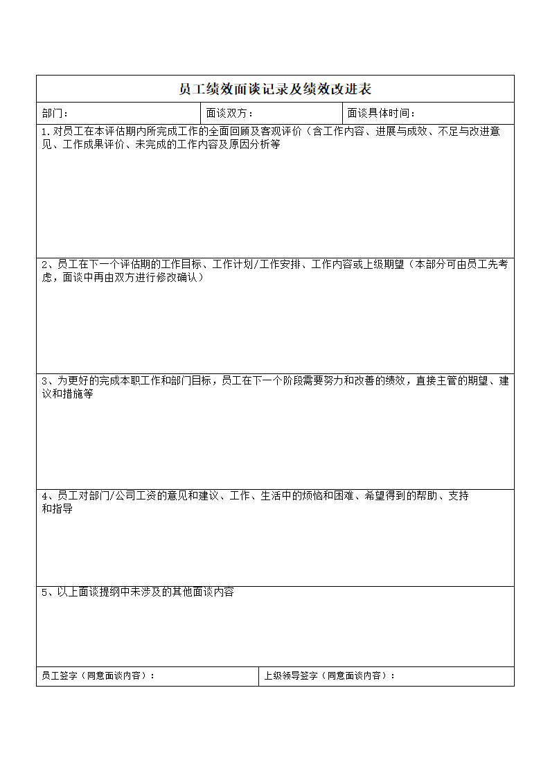 员工绩效考核流程附各类绩效类考核表.docx第3页