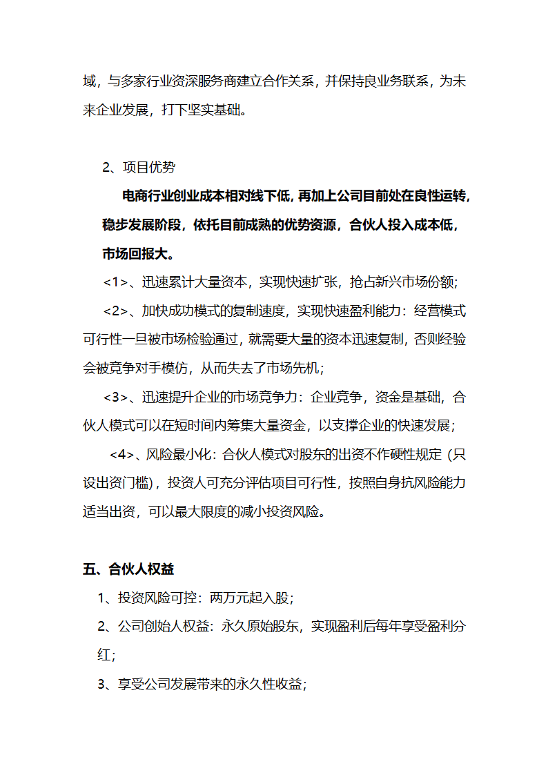 电商合伙人项目计划书.docx第4页